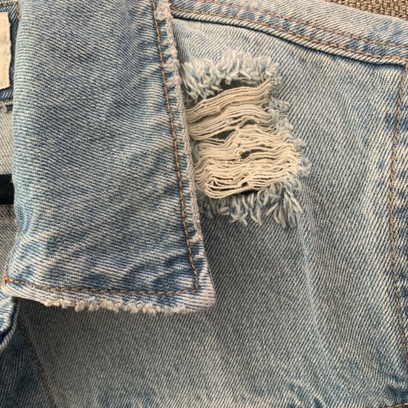 Forever 21 Distressed Denim/Jean Jacket - Picture 5 of 5